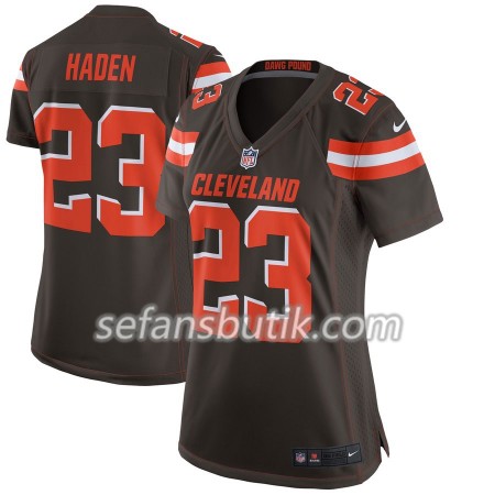 Cleveland Browns Tröjor Joe Haden 23 Nike Brun - Dame Cleveland Browns Tröjor Joe Haden 23 Nike Brun - Dame